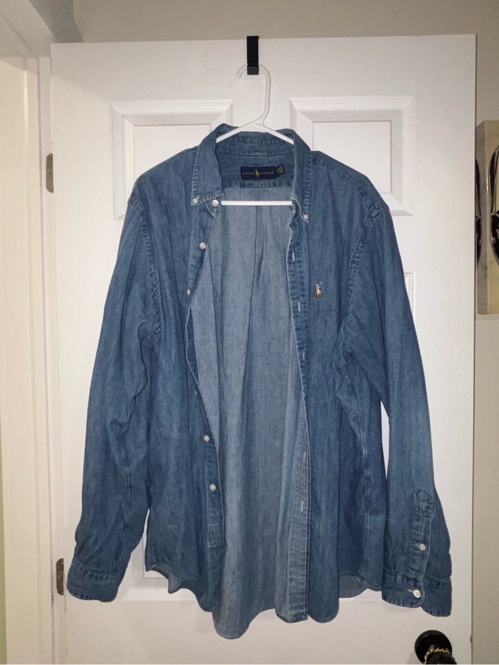 Ralph Lauren Light Blue Denim Button Down Shirt